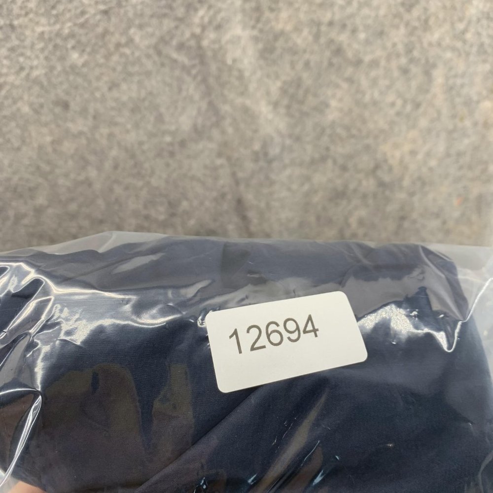 Adidas Sweatpants Men Large Blue Navy Athletic Outdoors Polyester Gym Vintage - Picture 13 of 13